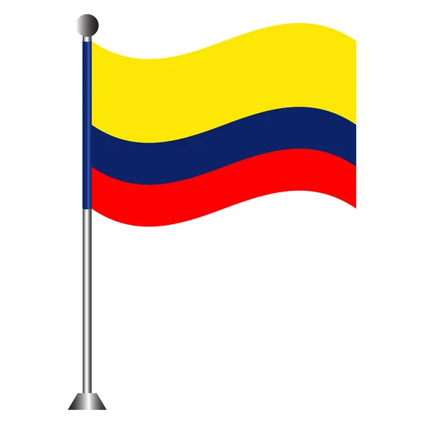 Bandera de Colombia — Archivo Imágenes Vectoriales