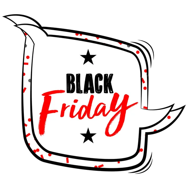 Black friday label — Stock Vector