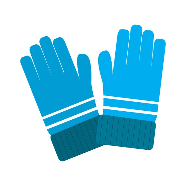 Coppia di guanti invernali — Vettoriale Stock
