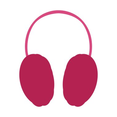 İzole kış kulaklık