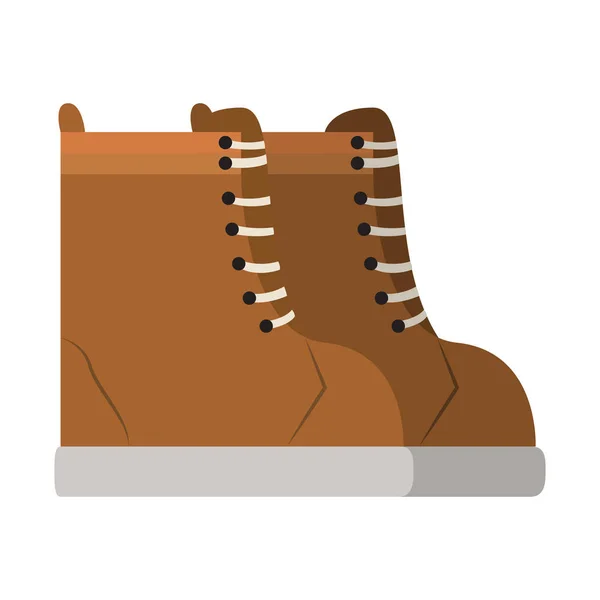 Par de sapatos de inverno — Vetor de Stock