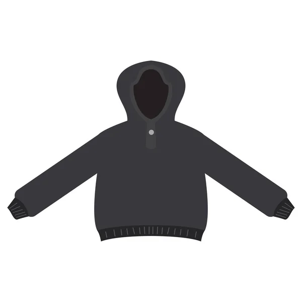 Isolated winter jacket — Stock Vector