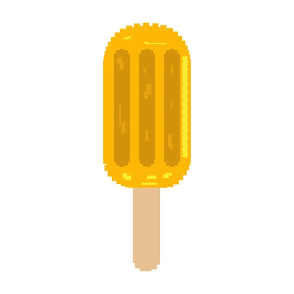 Popsicle pixellisée isolée — Image vectorielle