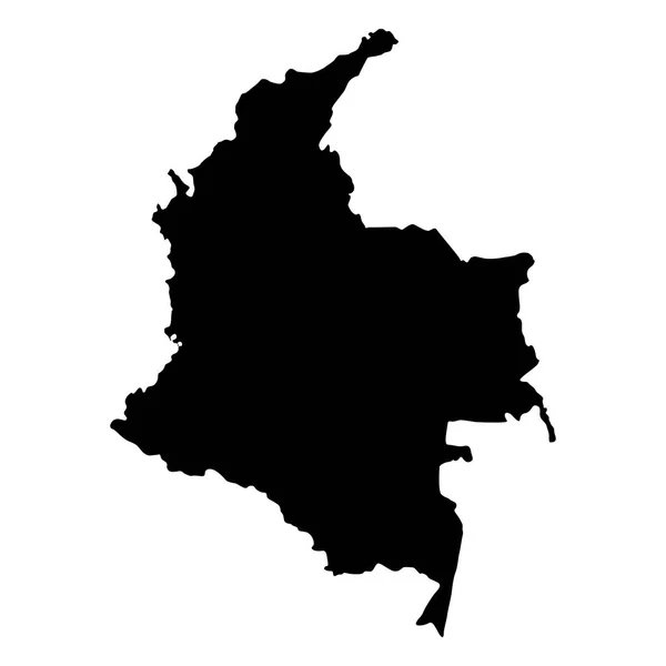 Mappa di colombia — Vettoriale Stock