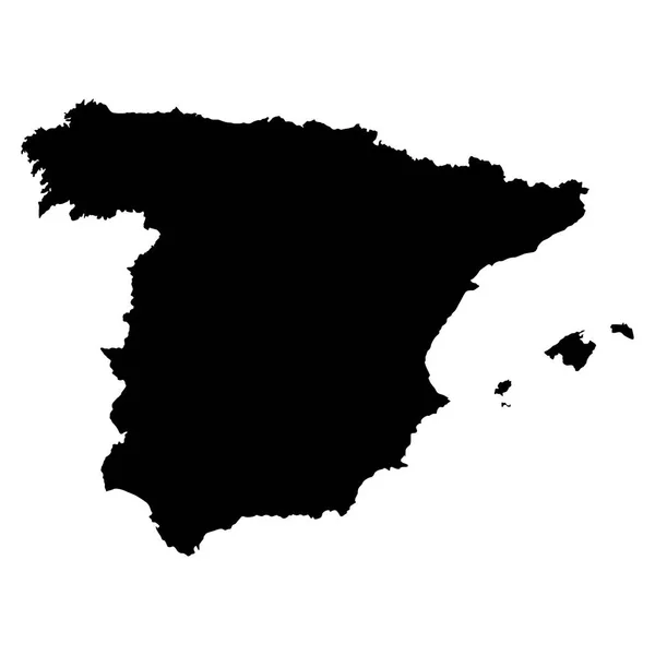 Mapa da Espanha —  Vetores de Stock