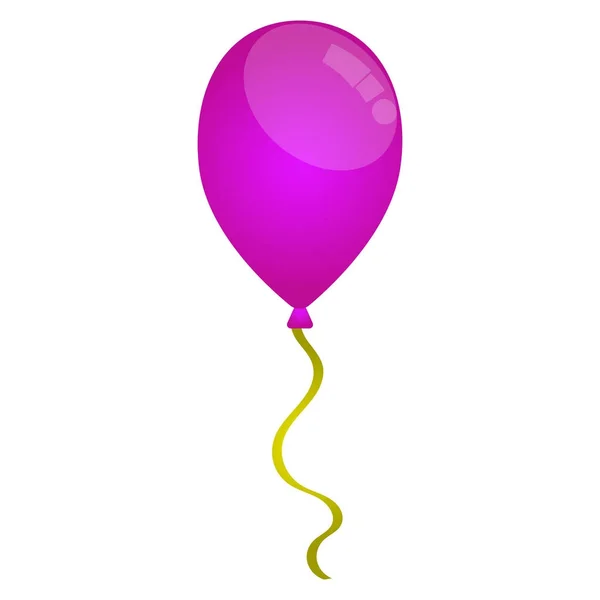 Isolated party balloon — Stock Vector