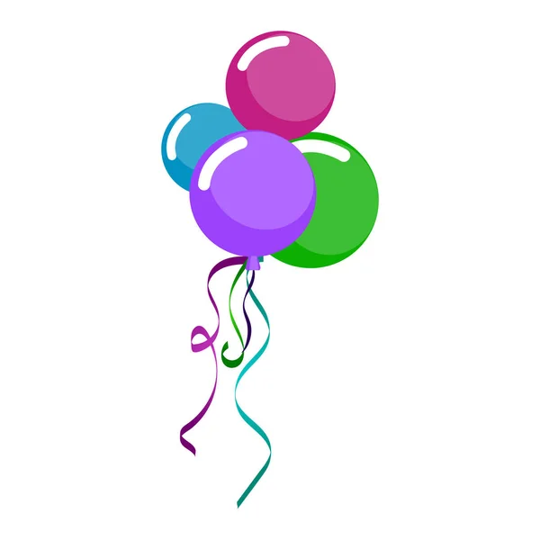Set of party balloons — Stock Vector