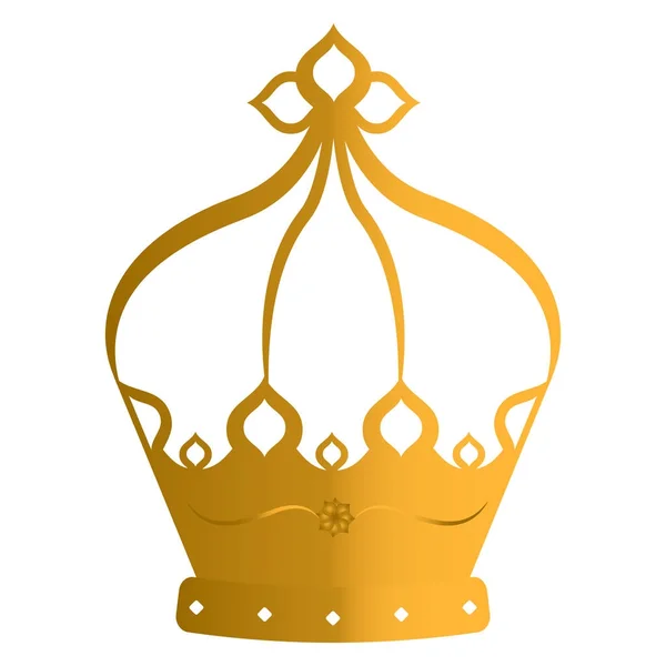 Izolované královská koruna — Stockový vektor