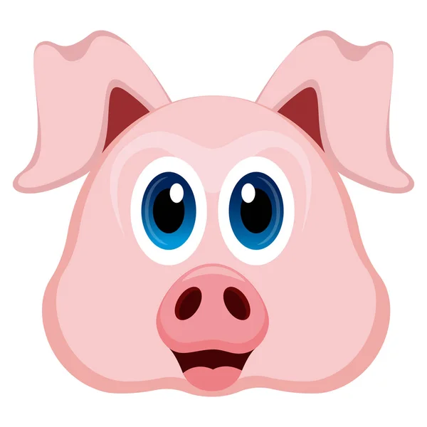 Avatar of a pig — Stock Vector