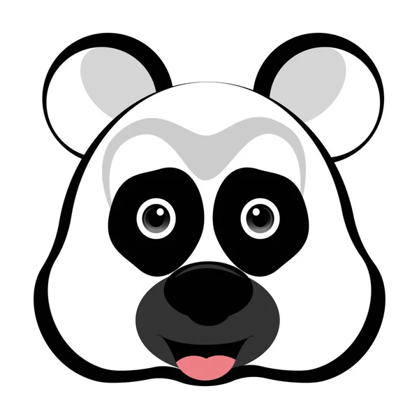Avatar eines Panda — Stockvektor