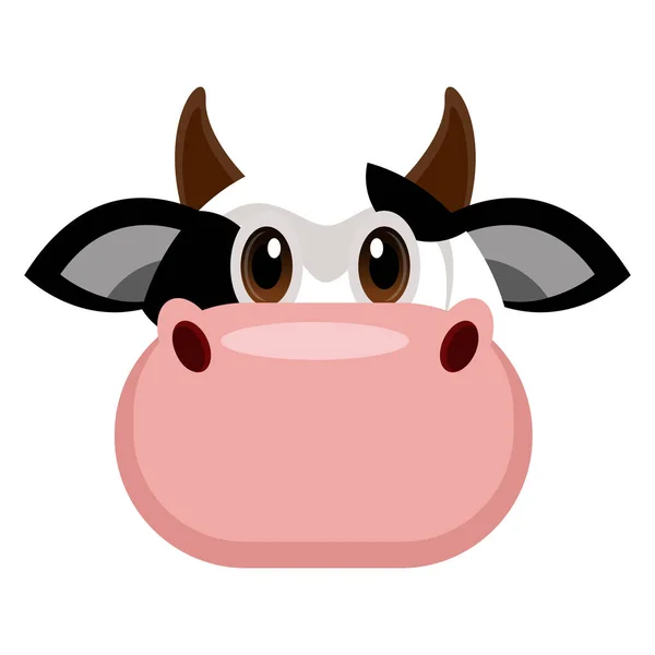 Είδωλο μιας αγελάδας — Διανυσματικό Αρχείο