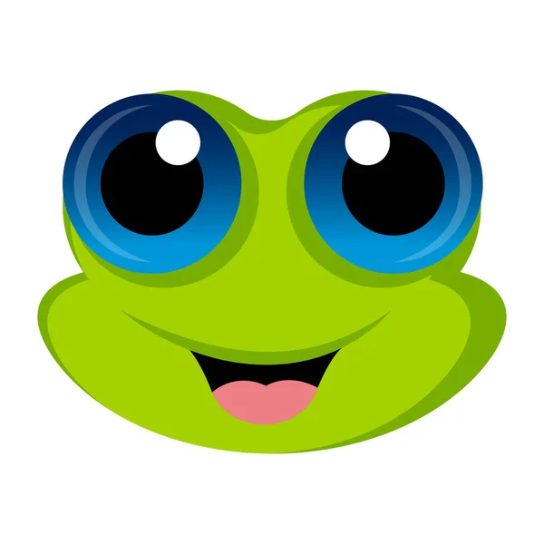 Avatar žáby — Stockový vektor