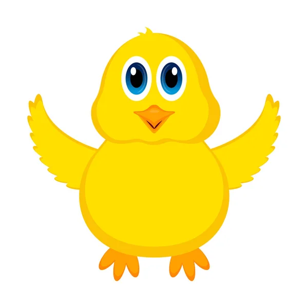Isolated cute chick — Stock Vector