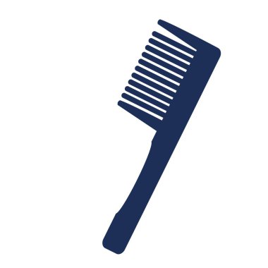 İzole tarak illüstrasyon