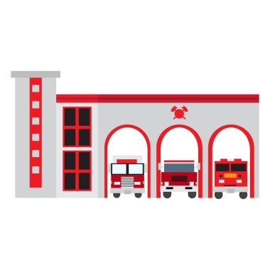 İzole itfaiye istasyonu