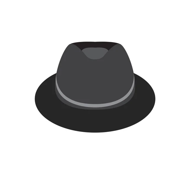 Pălărie de modă izolată — Vector de stoc