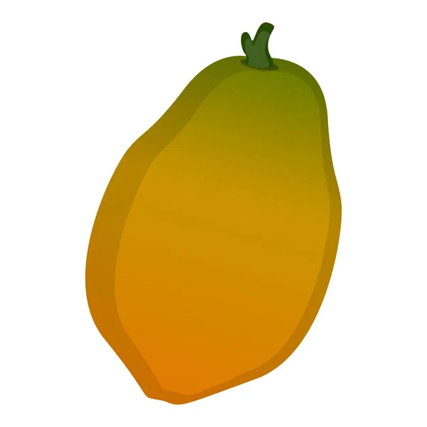 Изолированная папайя — стоковый вектор