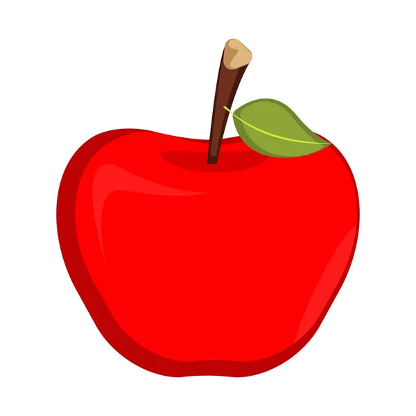 Isolado maçã ilustração — Vetor de Stock