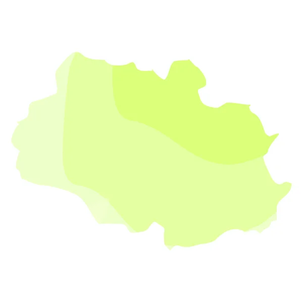 Carte politique de la région de Tomsk — Image vectorielle