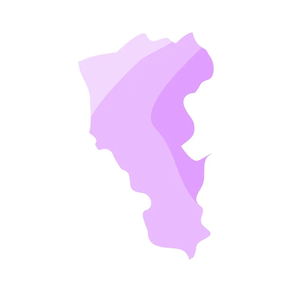 Περιφέρεια Κεμέροβο πολιτικό χάρτη — Διανυσματικό Αρχείο