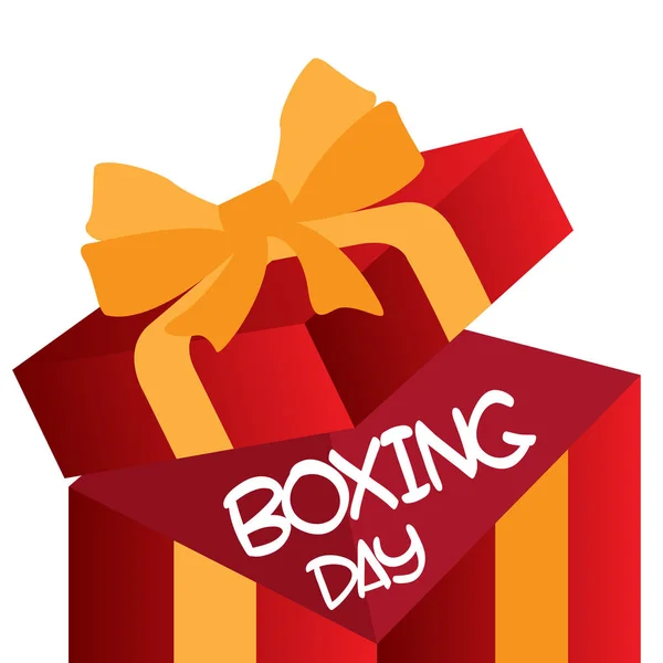 Projekt graficzny Boxing day — Wektor stockowy