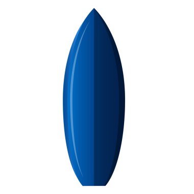 İzole Surfboard illüstrasyon