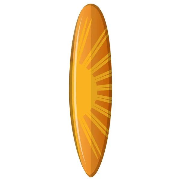 Isolierte Surfbrettillustration — Stockvektor