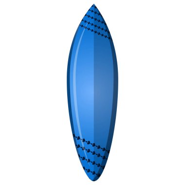 İzole Surfboard illüstrasyon