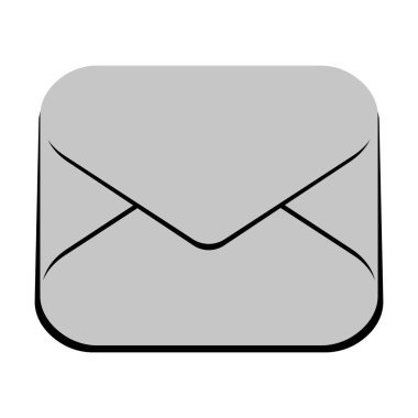 İzole posta simgesi