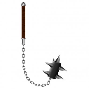 İzole topuz illüstrasyon