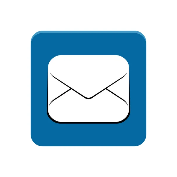 Bouton App Mail — Image vectorielle