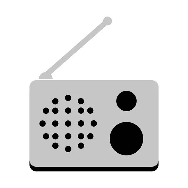 Isolated radio icon — Stock Vector