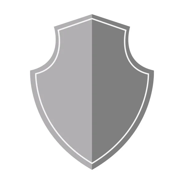 Icono de escudo aislado — Vector de stock