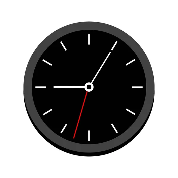 Izolowana ikona zegara — Wektor stockowy