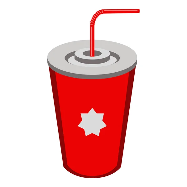 Geïsoleerde soda pictogram — Stockvector