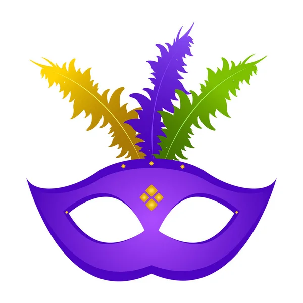 Maschera di Mardi Gras — Vettoriale Stock