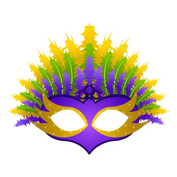 Maschera di Mardi Gras — Vettoriale Stock