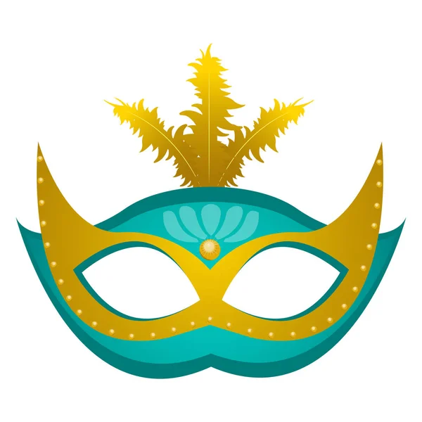 Masker van Mardi Gras — Stockvector