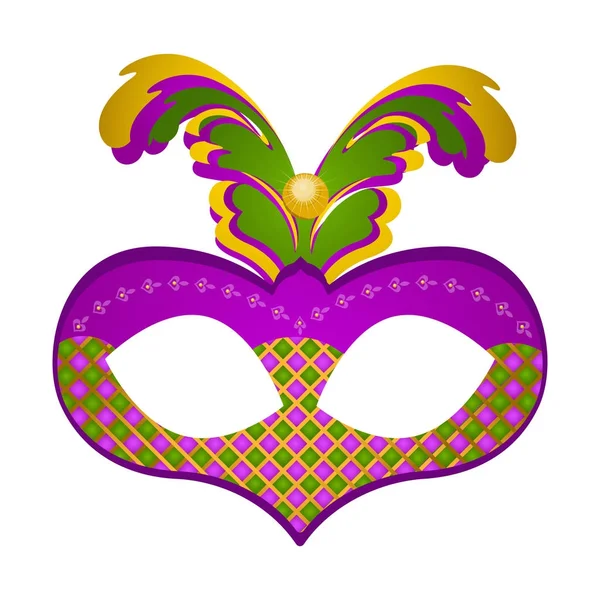 Masque Mardi Gras — Image vectorielle