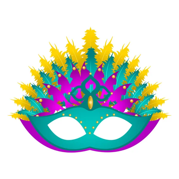 Mardi gras mask — Stock vektor