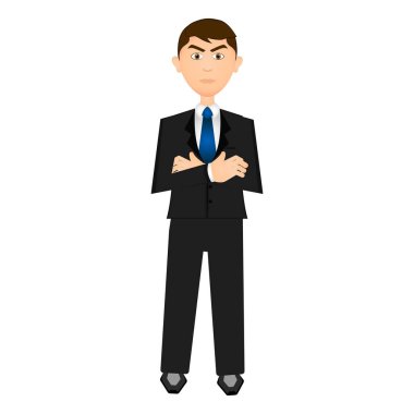 Isolarted işadamı illüstrasyon