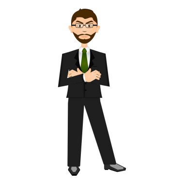 Isolarted işadamı illüstrasyon