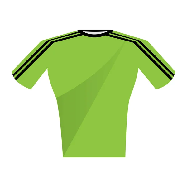 Uniforme deportivo aislado — Vector de stock