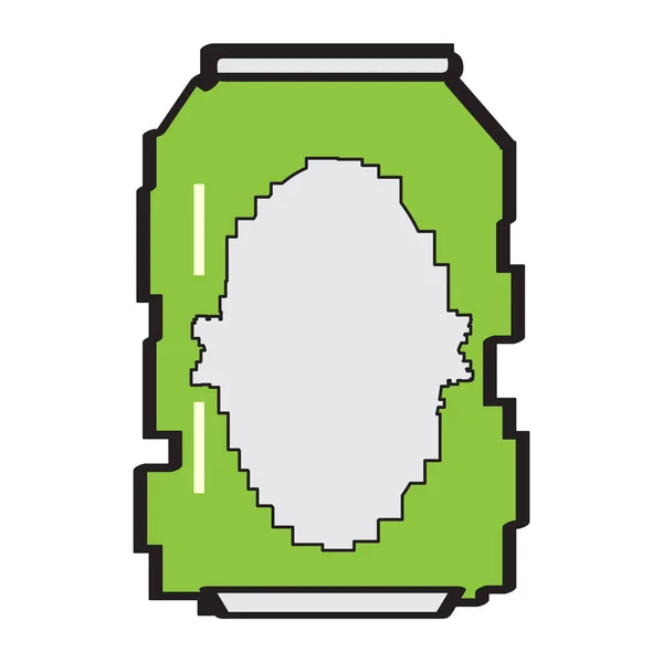 Pixelated pivní ikonu — Stockový vektor