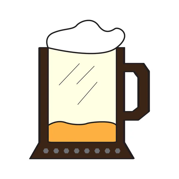 Εικονίδιο κούπα μπύρα — Διανυσματικό Αρχείο