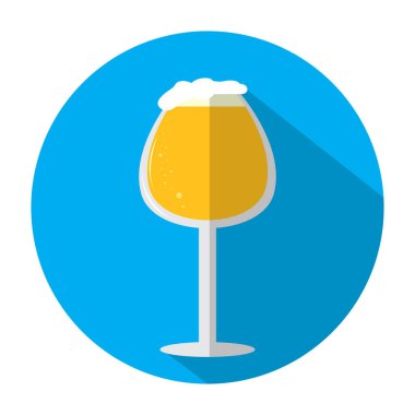 İzole kokteyl simgesi