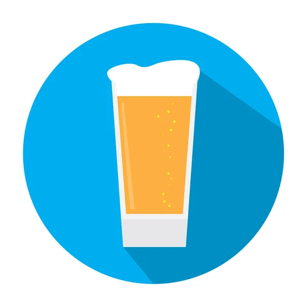 Icono de cristal de cerveza — Vector de stock