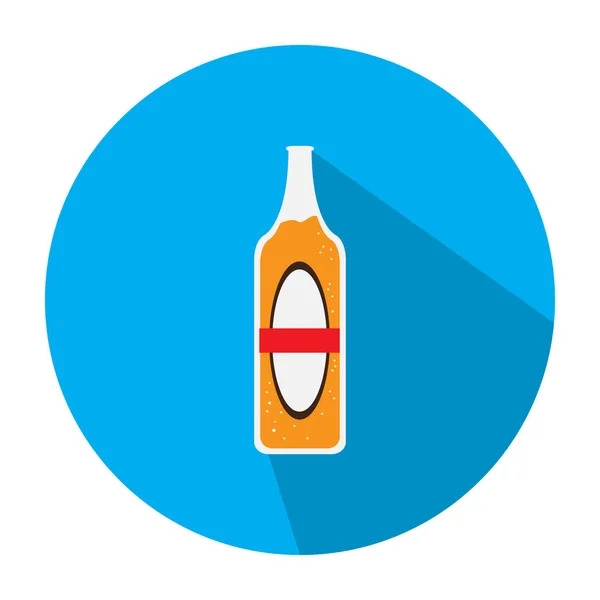 Ícone garrafa de cerveja — Vetor de Stock