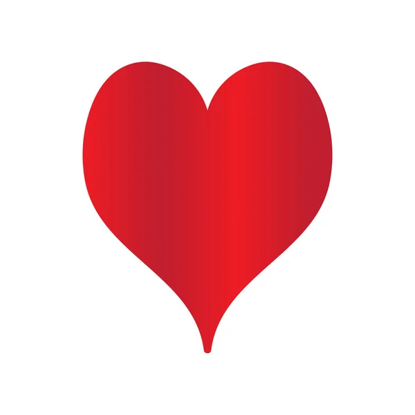 Απομονωμένη καρδιά σχήμα — Διανυσματικό Αρχείο