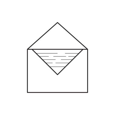 İzole posta simgesi